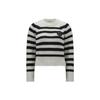 Moncler Striped Wool Jumper Women sweater Black I20939C00023M1241P09