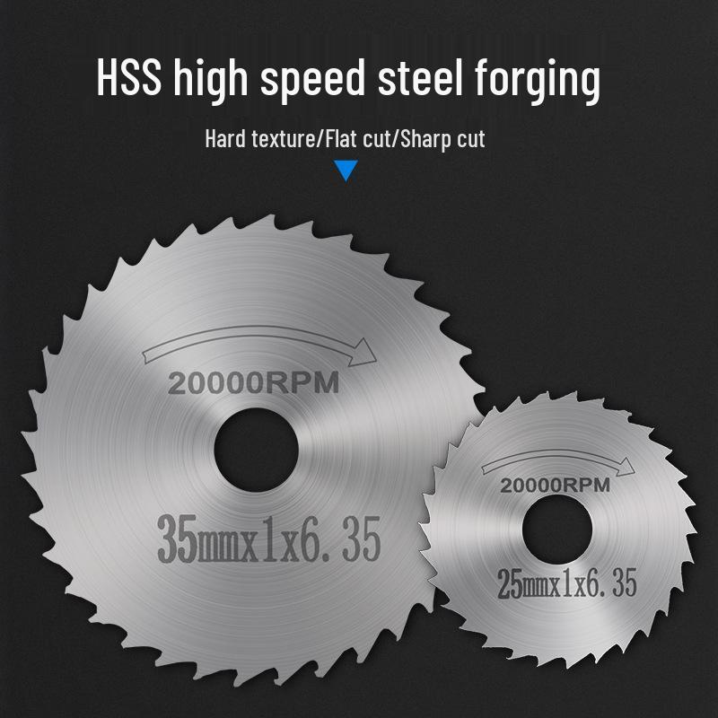 High-Speed Steel Circular Saw Blade Set for Electric Grinders and Drills
