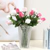 Pocit v ruce Hydratační Kytice růží Simulační květiny Domácí obývací pokoj Dekorativní ozdoby Umělé květiny