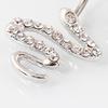 1Pc femmes serpent forme acier inoxydable nombril anneau nombril corps Piercing bijoux