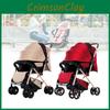 Ultra Kids Stroller Lightweight Foldable Convertible Seat One Button Rotation