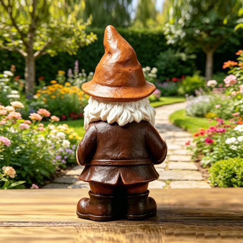 Entryway And Shelf Holiday Statue Accent, Fall Harvest Character Figure for Garden, Lawn, Flower Bed, and Single Piece Home Placement