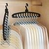 Space Saving Hangers for Closet Organizers and Storage, Heavy Duty Plastic Clothes Hanger for Shirt Sweater, Collapsible Hanger