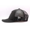 New Era LP9FIFTY Las Vegas Raiders Trucker Mesh Cap in Low Profile Black, Snapback. [Used]