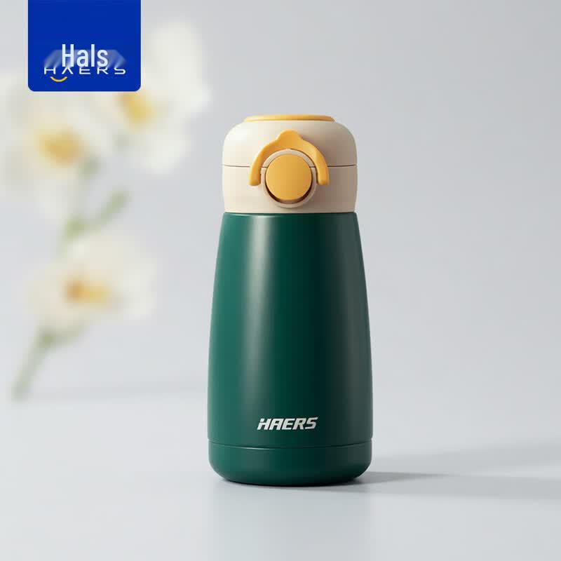 

HAERS 304 Stainless Steel Fashion Thermos Bottle with Pop-up Lid