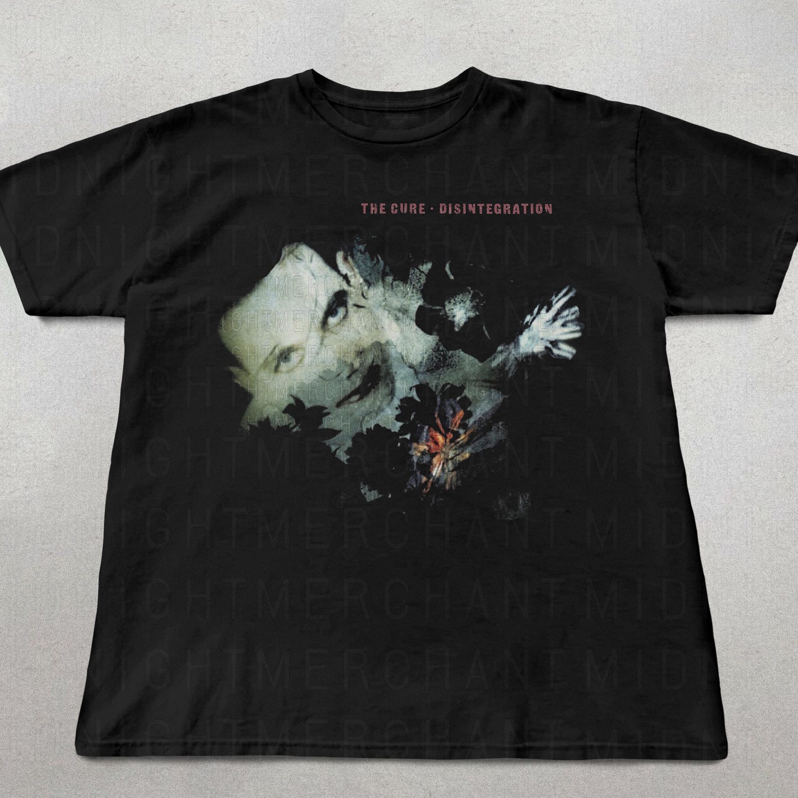 The Cure Disintegration T-shirt, Unisex Cotton shirt, The Cure Graphic tee, 90s Band tee, Retro Graphic Tees, Cute shirts, Trendy shirts XL