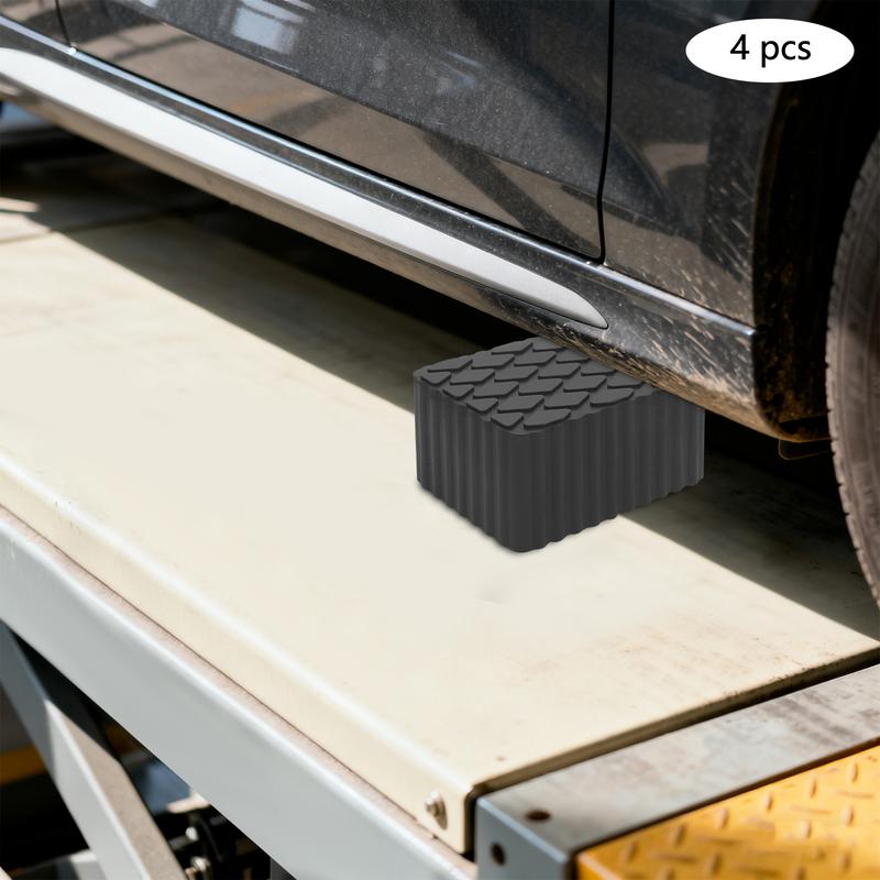 Solid Rubber Auto Lift Pads Lift Block Spacer Pad for Car Lifts Universal Rubber Lift Pad 4pcs