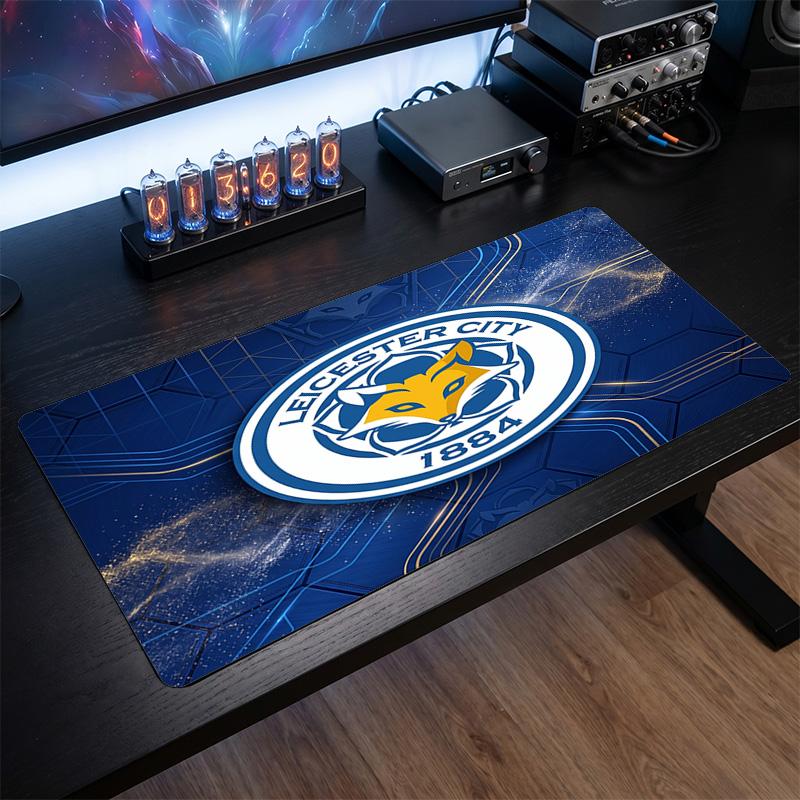 Leicester City Football Print Large Mouse Pad, Anti-Slip Extended Gaming Desk Mat for Office Home