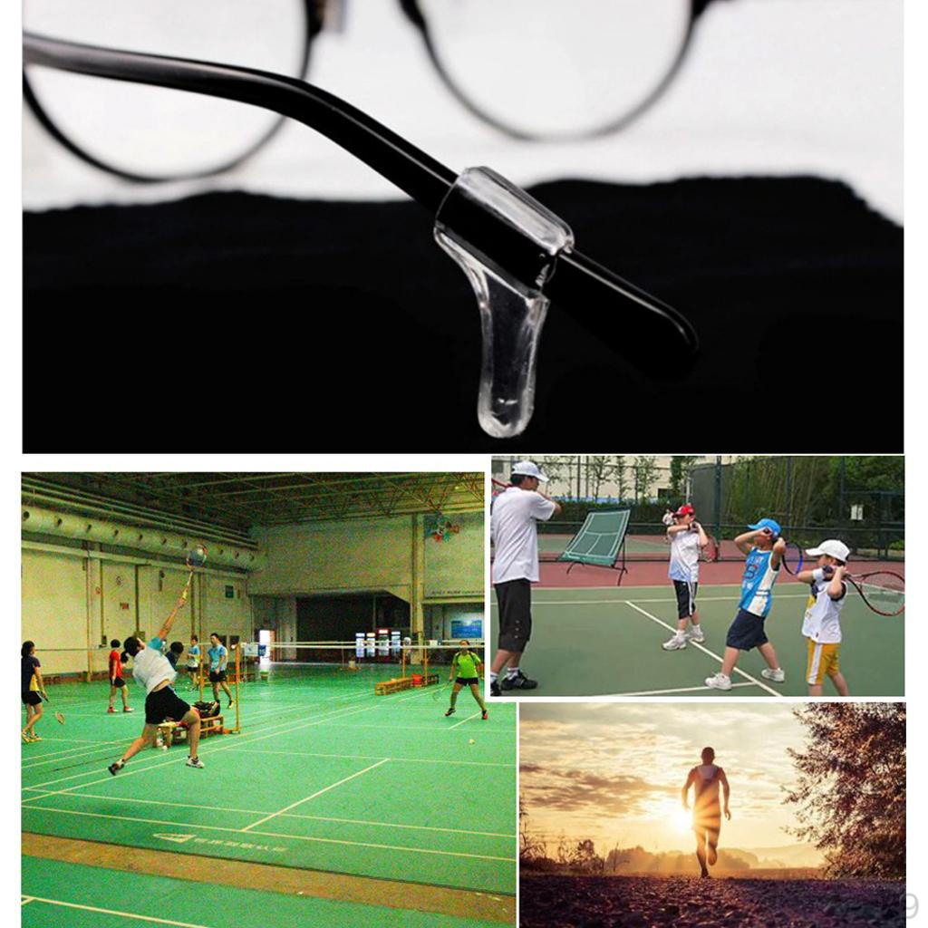 10 Pairs Anti Glasses Eyeglasses Grip Temple Silicone Holder