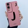 For Vivo Y21d Case Cover Lucky Initial Letter Silicone Soft Matte Phone Bumper for Vivo Y21d Y 21d VivoY21d 4G 5G 2025 Casing