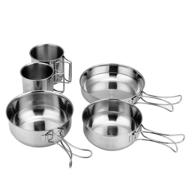 Nufeng Outdoor 5-Piece Camping Cookware Set One Size