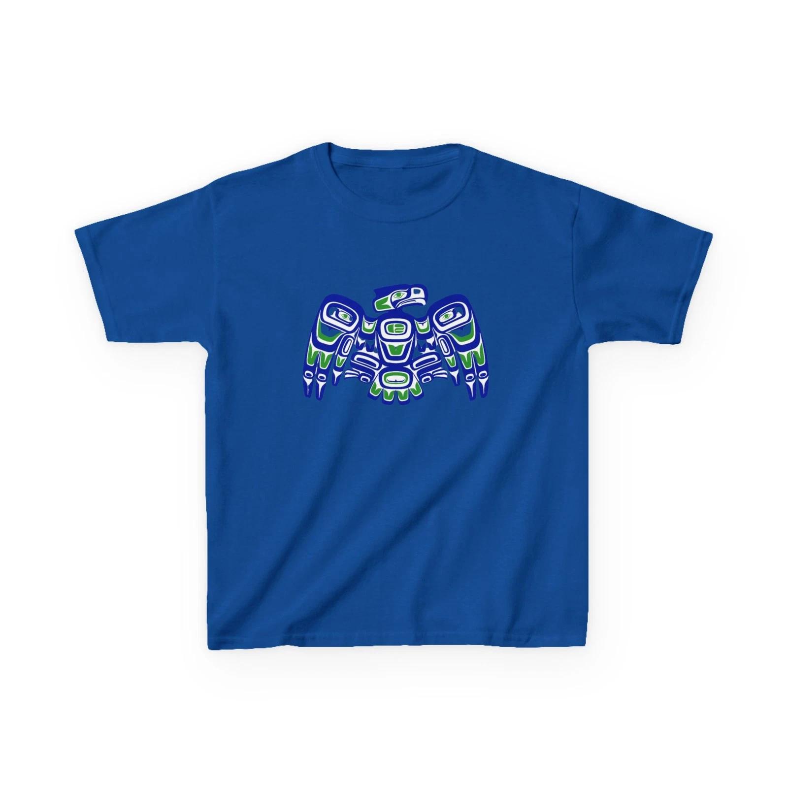 

Kids Tee, Seahawks Tribal Design, Youth T-shirt, Children s Shirt, Boys Girls 160