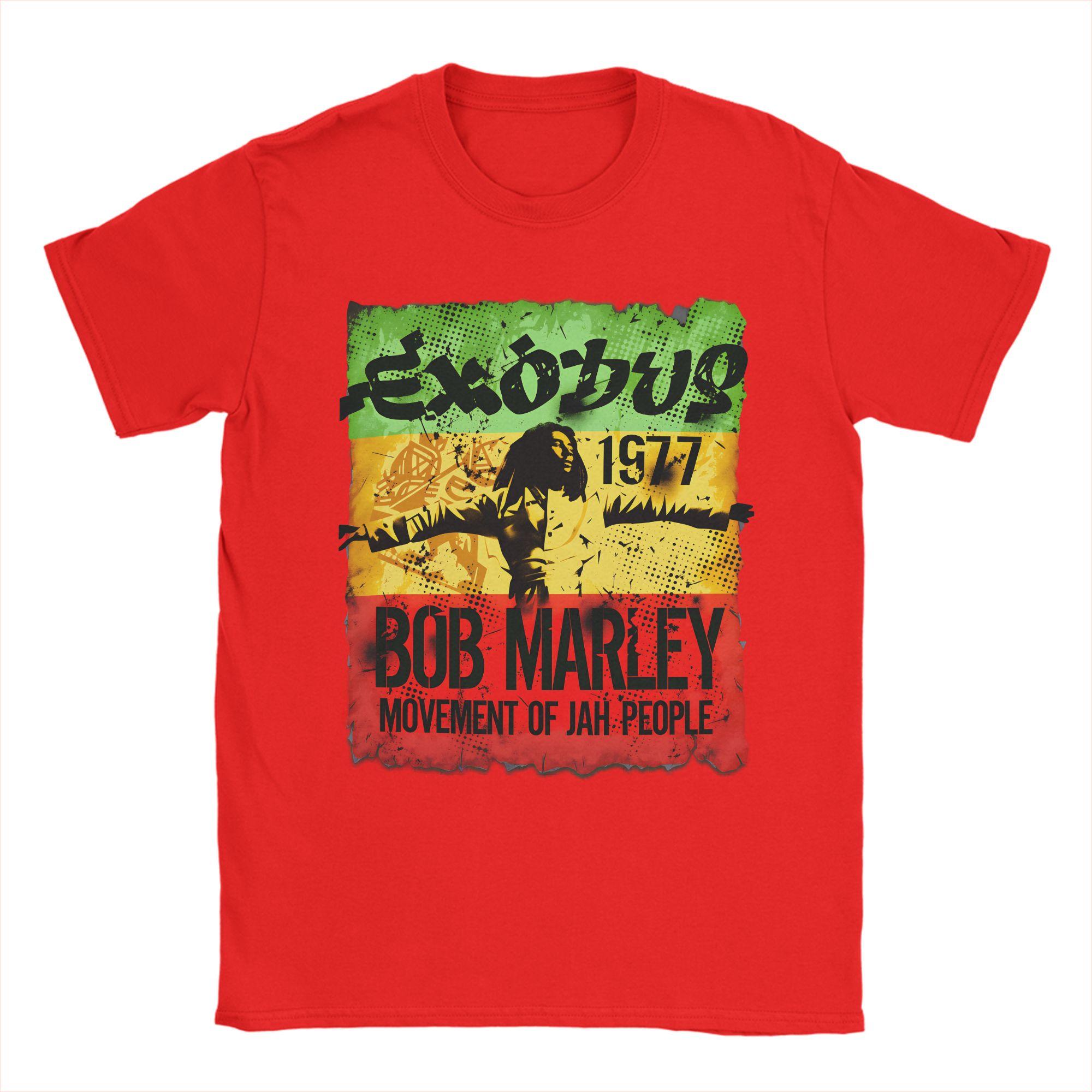 Bob Marley T Shirts Unisex 100 Cotton Casual TShirt O Neck  Tee Shirt Short Sleeve Tops Graphic Printed S