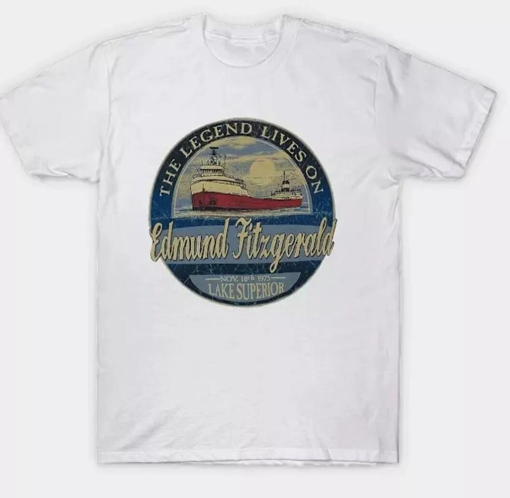 Edmund Fitzgerald GORDON LIGHTFOOT Shirt Classic White Unisex S-5XL Unisex T-Shirt XXL