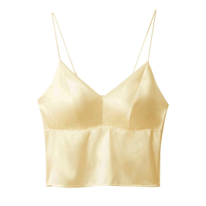 Fairy Senseless 19 Momme Silk Adjustable Wireless Bandeau Bra