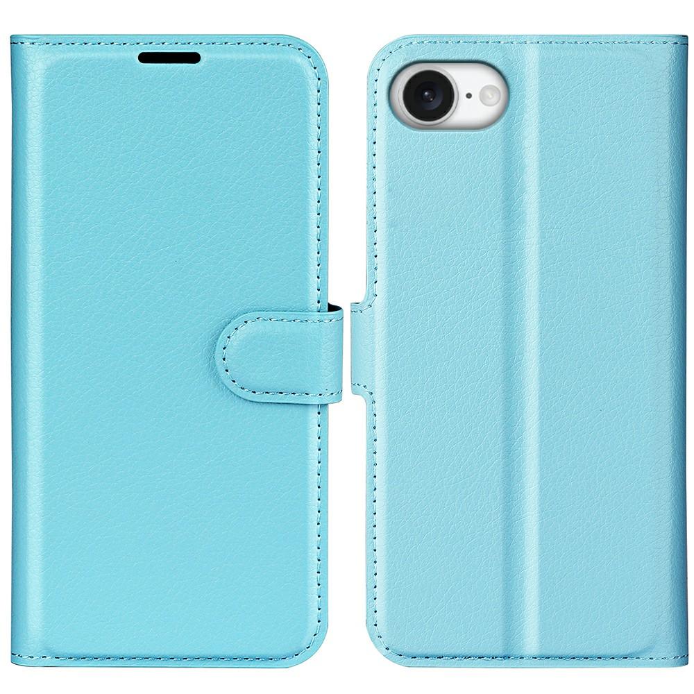 For iPhone 16e Case Litchi Texture Shockproof Leather Wallet Phone Cover