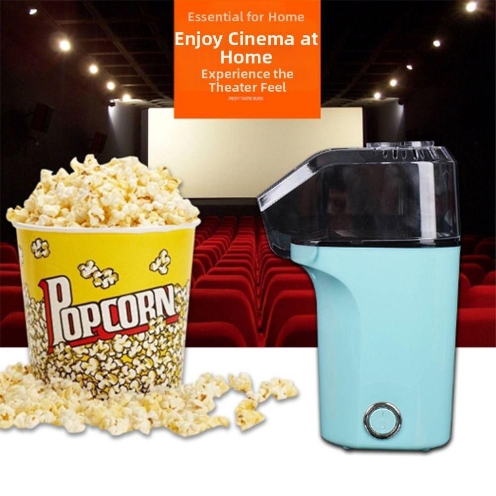 Automatic Hot Air Popcorn Popper High Popping Rate Corn Machine Mini Popcorn Machine  Kids Birthday