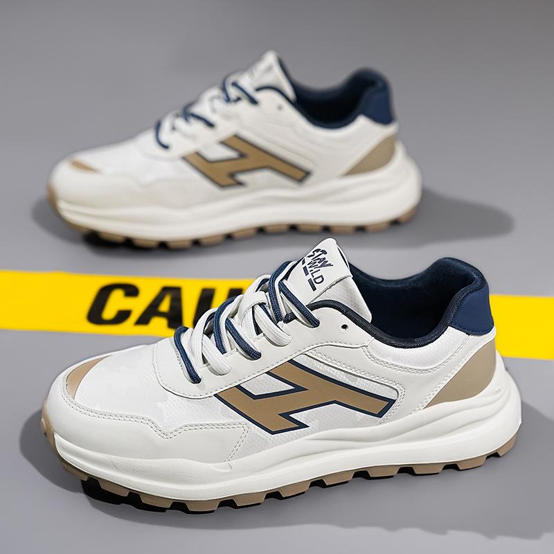 Men's shoes autumn new sports trendy shoes plaorm casual running shoes light sole comfortable shoes men
