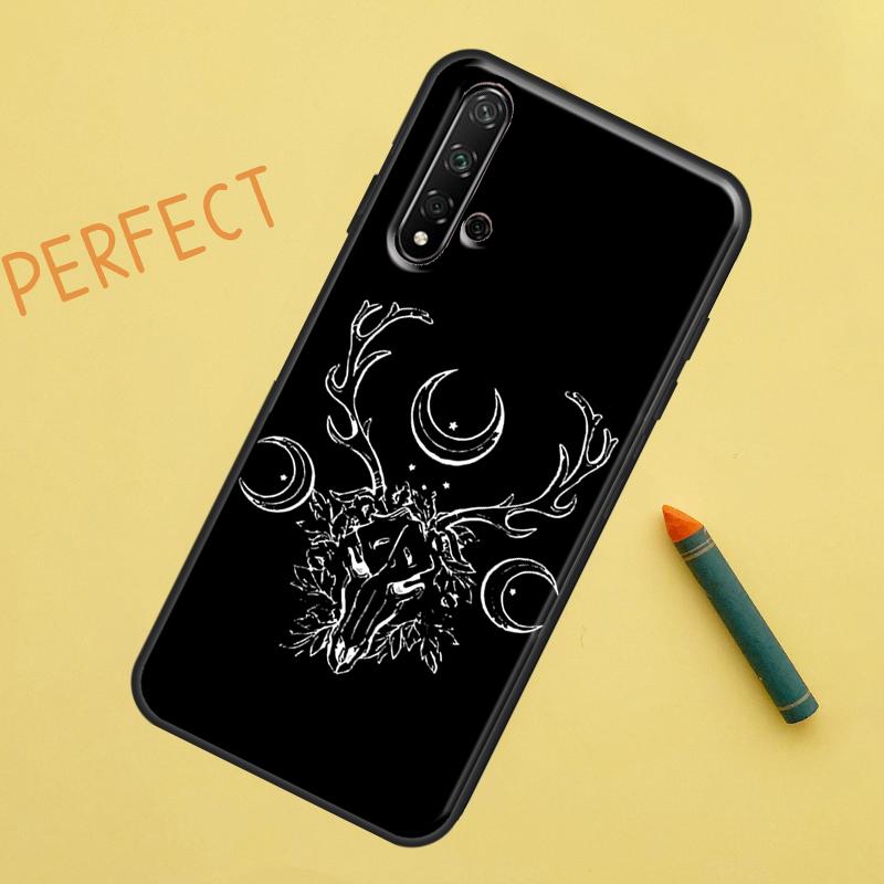 Witchcraft Occult Pentagram For Huawei Nova Y91 Y70 Y72 Y73 Y60 Y90 Y61 8i 7i 11i 12i 12s 9 10 SE P20 P30 P40 Lite Case
