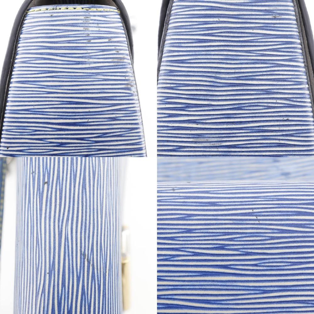 Louis Vuitton Twist MM Shoulder Bag M50271 Epi Denim Epi Leather Women Used