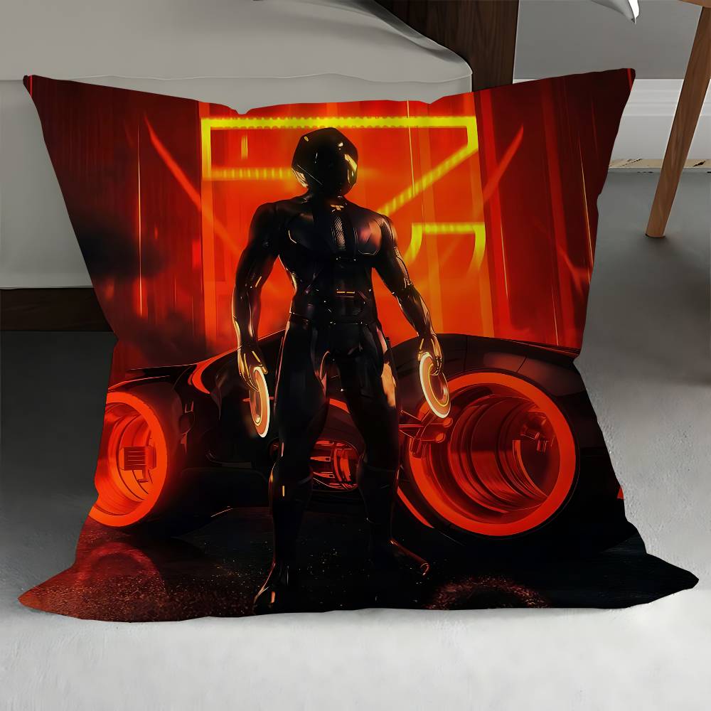 Movie T-Tron Ares Pillow Anime Pillow Sofa Bed Head Pillow Cover Cushion Cover 45x45 Cm Fashion