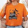 Halloween Cats Graphic Y2k Tops Women T-Shirt Casual Ulzzang Harajuku Streetwear Aesthetic Female Clothing Short Sleeve Tees
