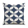 Pillow Nordic Geometric Linen Pillow Case Office Sofa Cushion Bedside Backrest Pillow Home