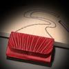 Pleated Evening Bag Ladyship Storage Bag Wedding Party Dress Clutch Bag Fashion Chain Satchel Bag
