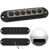 6 LED Outline Lamp Smoked 12-24V White Off-Road