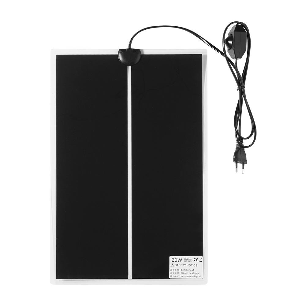 Încălzitor cald pentru animale de companie, pernă de încălzire pentru reptile, încălzitor cald pentru terarii, cu termostat și controler, ștecher UE