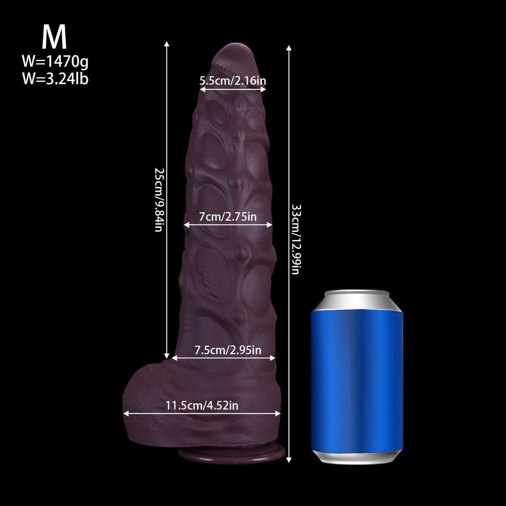 Extra-Large Silicone Seahorse Anal Plug - Unisex Expansion Masturbator