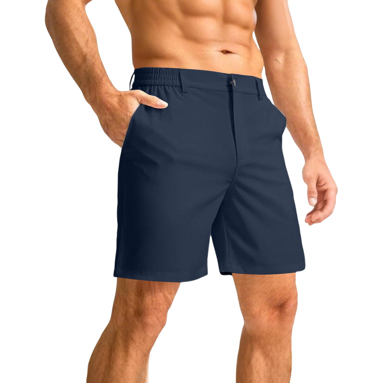 

Mens Athletic Shorts with Elastic Waistband for Comfort and Versatility Mens Shorts for Everyday Wear Gym Shorts Men Workout Shorts for Men XL Темно-синій