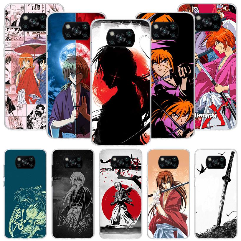 Rurouni Kenshin Anime Phone Case For Xiaomi Poco F7 Ultra X7 X6 Pro X5 Redmi 15 15C 13 13C 12 12C 10 10A 10C 9 9A 9C 9T Shell Po