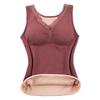 Women's Warm Autumn/Winter Fleece-Lined Elastic Vest with Chest Pads