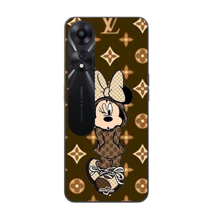 Coque pour Oppo A78 5G minnie DISNEY LV MARRON