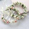 Bride Travel Flower Bridesmaid Sweet Simulation Rose Headband Flower Child Flower Crown Wedding Wreath
