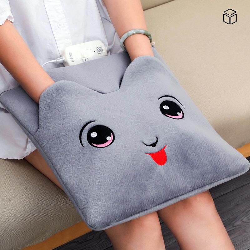 Elektrický ohřívač nohou a vyhřívaný sedák - Kompaktní vyhřívací podložka a horký obklad pro ženy