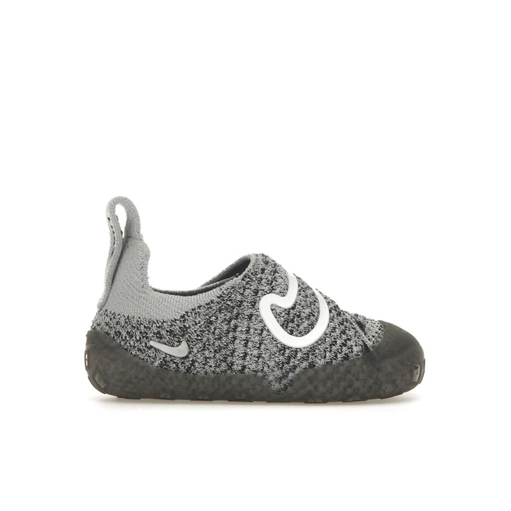 Nike Swoosh 1 TD Svart Ulvegrå Babysneakers Hvit FB3244-001