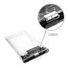 2.5" Transparent USB 3.1 Type-C HDD Enclosure