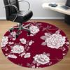 1PC Floral Pattern Chair Carpet for Office, Indoor Non-Slip Washable  Carpet, Soft Comfortable Mat For Office Room yy250930151