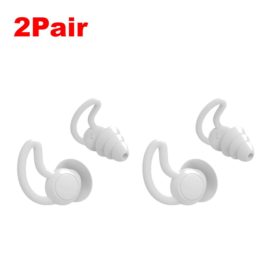 1/2Pair Silicone Swimming Earplugs Waterproof Ear Protection Ear Plugs Sleep Anti-Noise Soundproof Earplugs Swimming Accessories