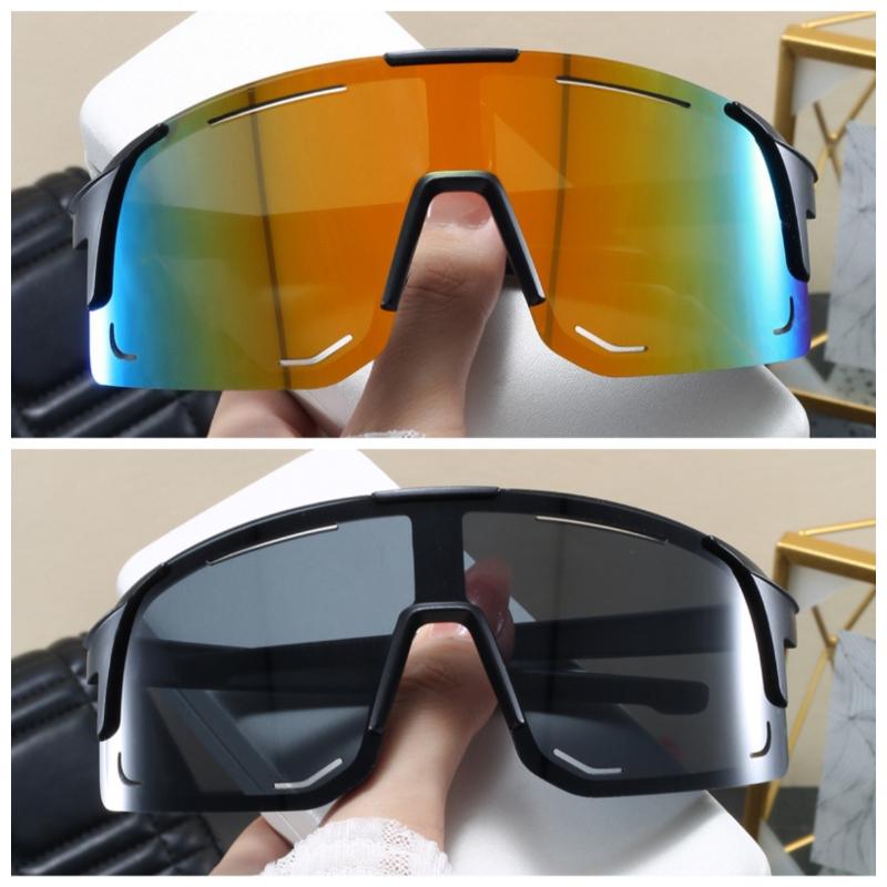 1/2pc Unisex Oversized Cycling Sunglasses, Anti-glare, Lightweight, Perfect Outdoor Gift