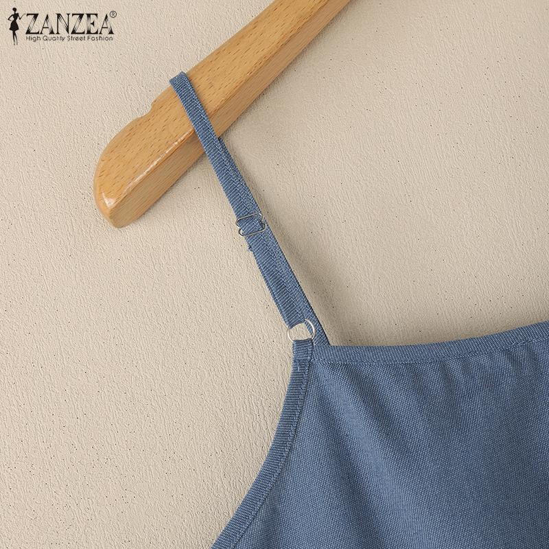ZANZEA Womens Summer Casual Sleeveless Straps Slip Camisoles