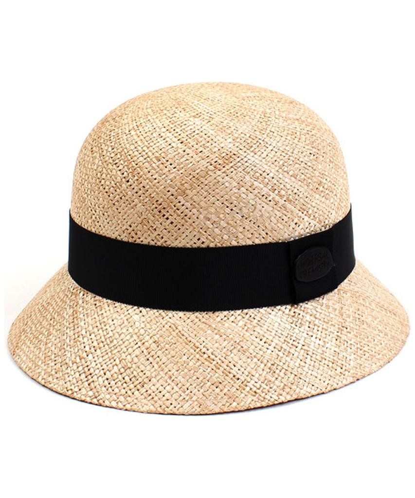 Yunibeosyeolkemiseuteuli Bk Thunder Bau Beige Cloche Hat Summer Fedora