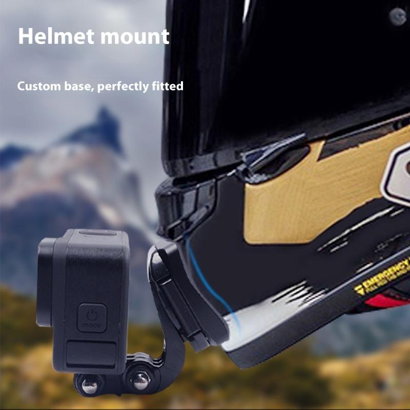 Modifiable Headpiece Camera Mount For Motorbike Motorcyclists First Person View Recording Consistent Devices