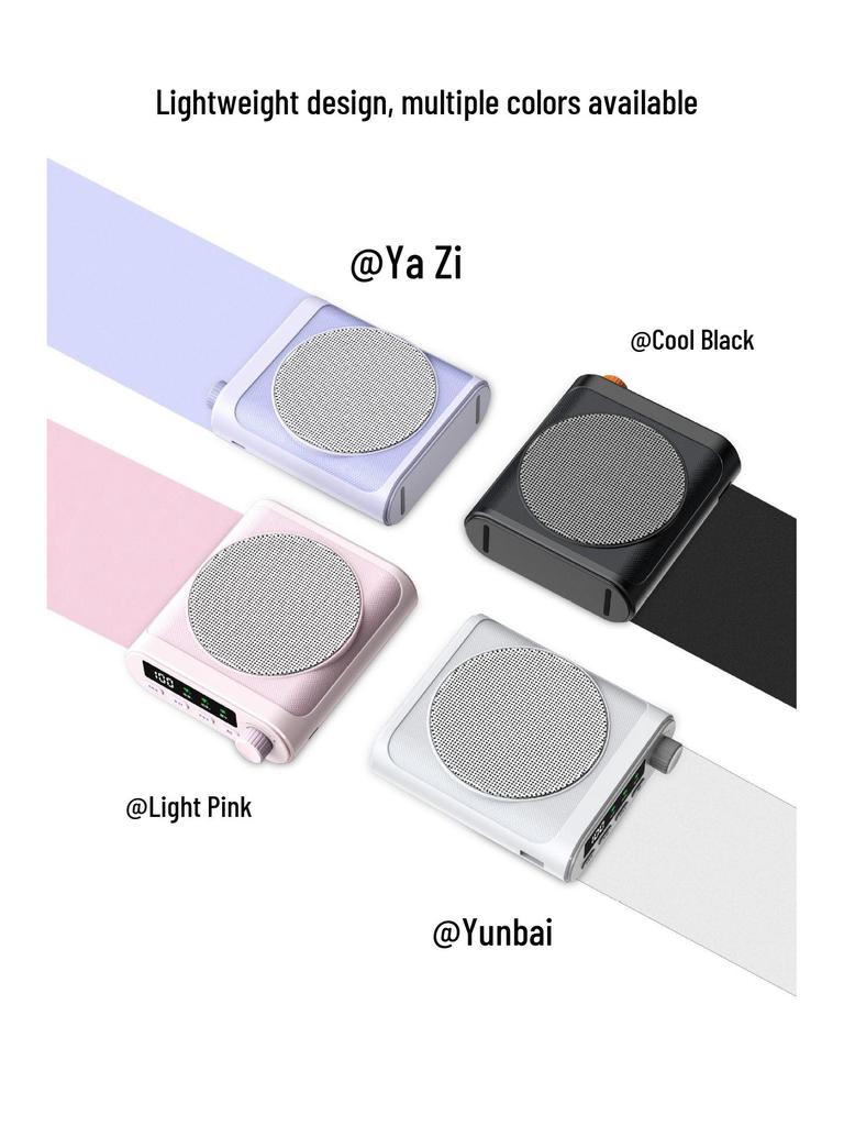 Little Bee Wireless Lavalier Microphone with 4th Gen AI Anti-Feedback for Teachers, Tour Guides & Trainers