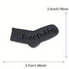 Interesting Cartoon Pants "Free Dobby" Letter Brooch Backpack Hat Waist Cinching Needle Buckle Badge
