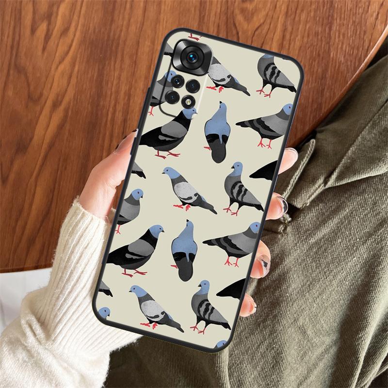 Pouzdro Holubi Pro Xiaomi Redmi Note 14 Pro 13 12 11 10 15 Pro Plus Redmi 15 C 13 10C 12C 13C 14C Kryt
