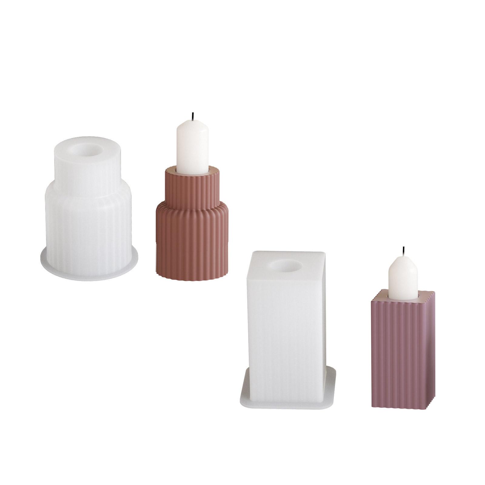 

Многофункциональная полосатая форма для домашнего декора. Многоразовая силиконовая форма для создания полосатого подсвечника. Идеально подходит для любителей. A