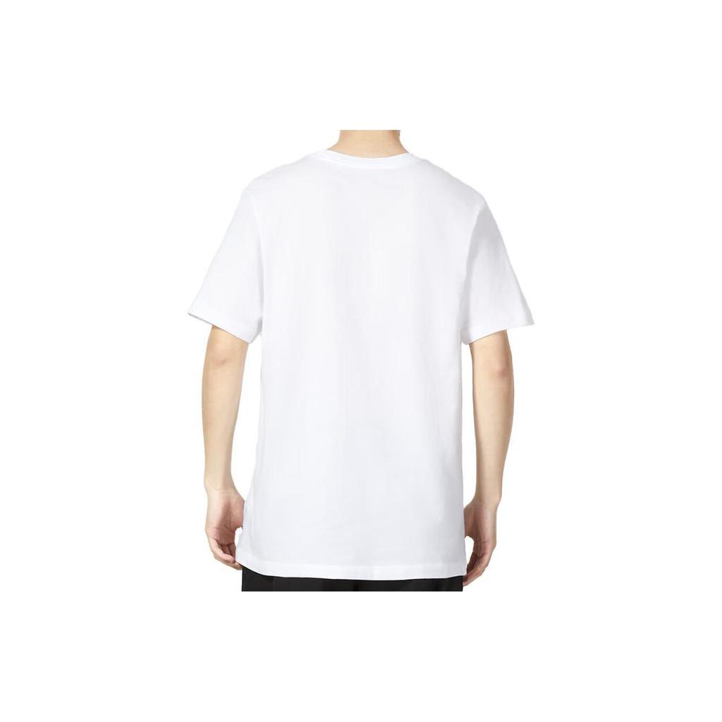 Nike T Shirts Men's White Crew Neck Moderate Straight Fit FD0057-100